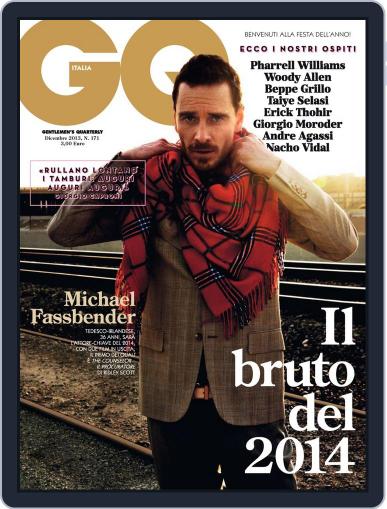 Gq Italia December 12th, 2013 Digital Back Issue Cover