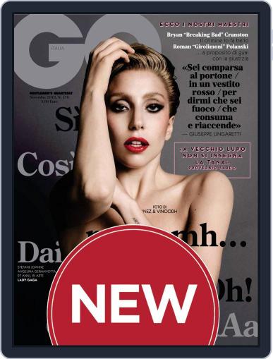 Gq Italia November 14th, 2013 Digital Back Issue Cover