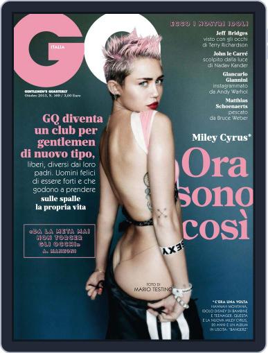 Gq Italia October 14th, 2013 Digital Back Issue Cover