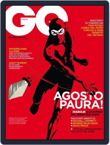 Gq Italia August 1st, 2013 Digital Back Issue Cover