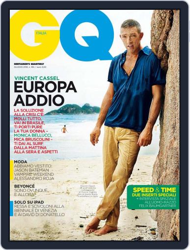 Gq Italia June 11th, 2013 Digital Back Issue Cover