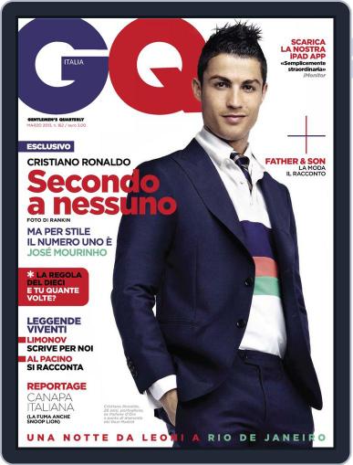 Gq Italia March 8th, 2013 Digital Back Issue Cover