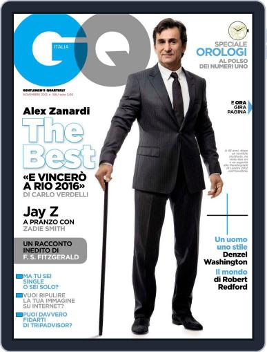 Gq Italia November 6th, 2012 Digital Back Issue Cover