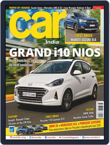 Car India September 1st, 2019 Digital Back Issue Cover