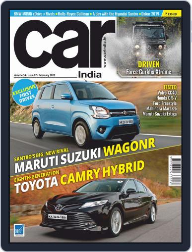 Car India February 1st, 2019 Digital Back Issue Cover