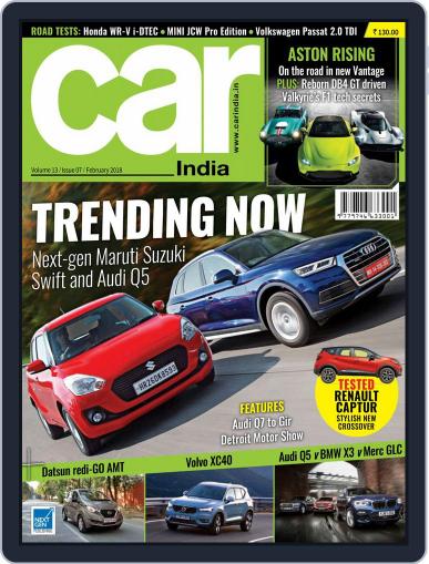 Car India February 1st, 2018 Digital Back Issue Cover