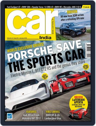 Car India January 1st, 2018 Digital Back Issue Cover