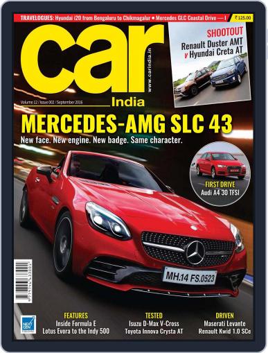 Car India September 1st, 2016 Digital Back Issue Cover