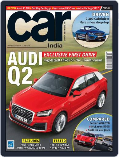 Car India (Digital) July 2nd, 2016 Issue Cover