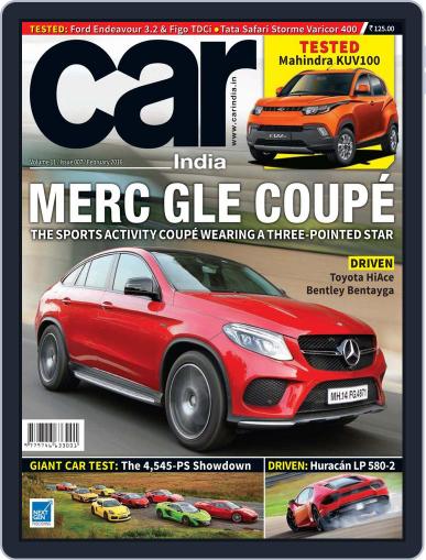 Car India (Digital) February 2nd, 2016 Issue Cover