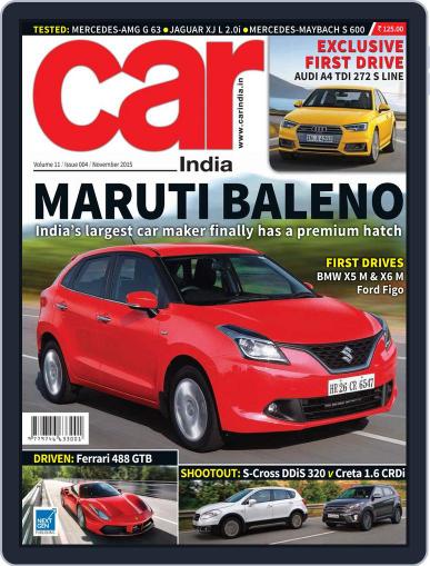 Car India (Digital) November 1st, 2015 Issue Cover