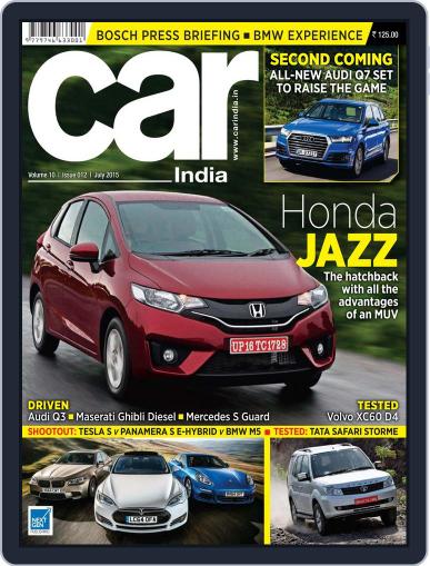 Car India (Digital) July 2nd, 2015 Issue Cover