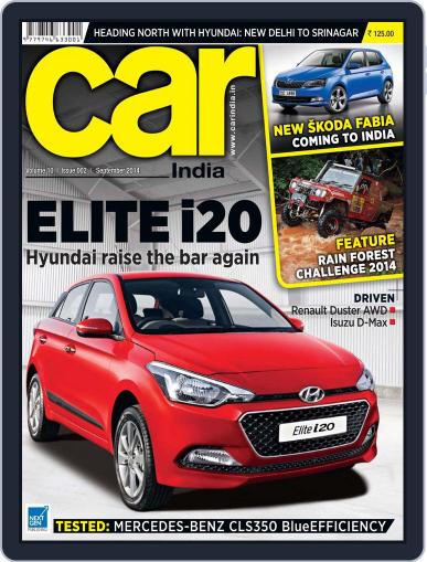 Car India September 1st, 2014 Digital Back Issue Cover