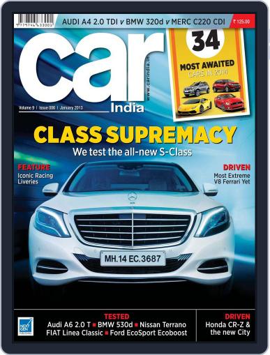 Car India January 14th, 2014 Digital Back Issue Cover