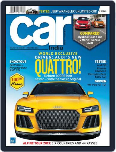 Car India November 6th, 2013 Digital Back Issue Cover