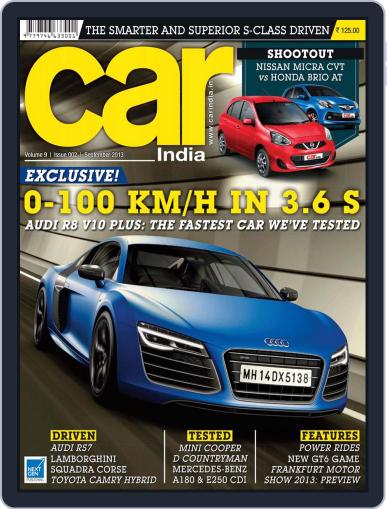 Car India September 6th, 2013 Digital Back Issue Cover