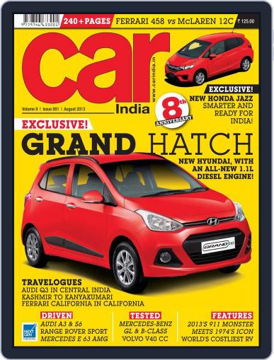 Car India August 27th, 2013 Digital Back Issue Cover