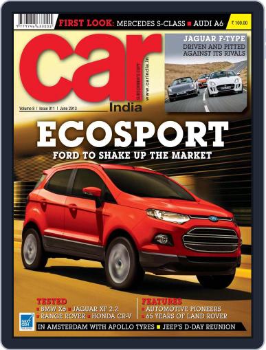 Car India June 3rd, 2013 Digital Back Issue Cover