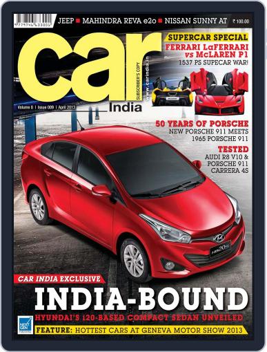 Car India April 3rd, 2013 Digital Back Issue Cover