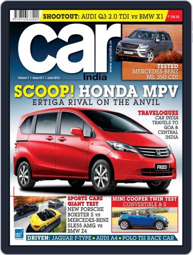 Car India May 30th, 2012 Digital Back Issue Cover