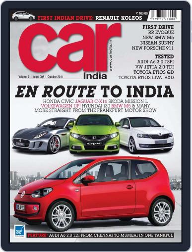 Car India October 11th, 2011 Digital Back Issue Cover