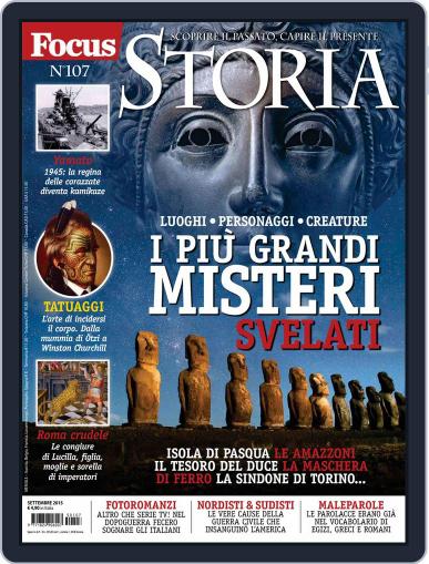 Focus Storia September 1st, 2015 Digital Back Issue Cover