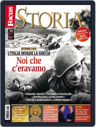 Focus Storia October 26th, 2012 Digital Back Issue Cover