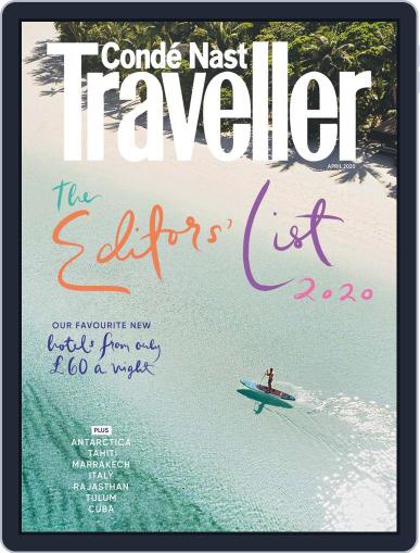 Conde Nast Traveller UK April 1st, 2020 Digital Back Issue Cover