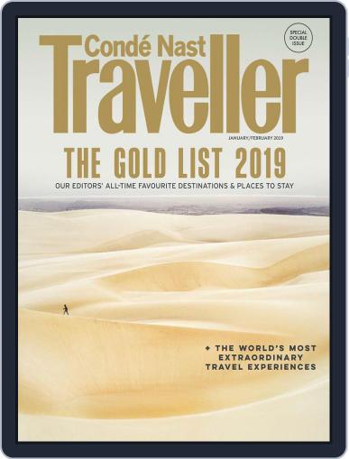 Conde Nast Traveller UK (Digital) January 1st, 2019 Issue Cover