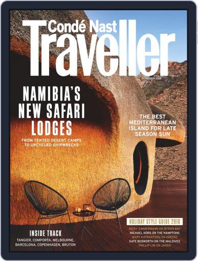 Conde Nast Traveller UK (Digital) November 1st, 2018 Issue Cover