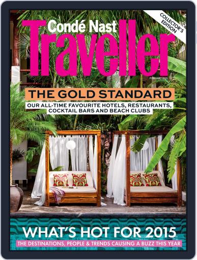 Conde Nast Traveller UK January 1st, 2015 Digital Back Issue Cover
