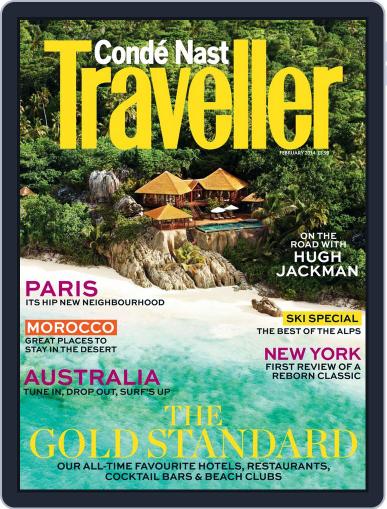 Conde Nast Traveller UK January 1st, 2014 Digital Back Issue Cover