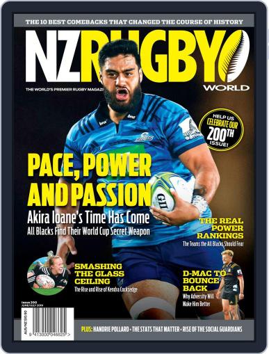 NZ Rugby World June 1st, 2019 Digital Back Issue Cover