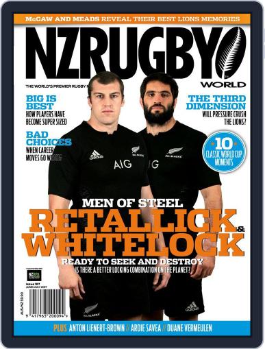 NZ Rugby World June 1st, 2017 Digital Back Issue Cover