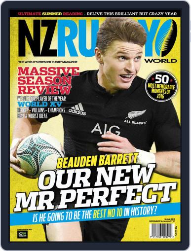 NZ Rugby World December 1st, 2016 Digital Back Issue Cover