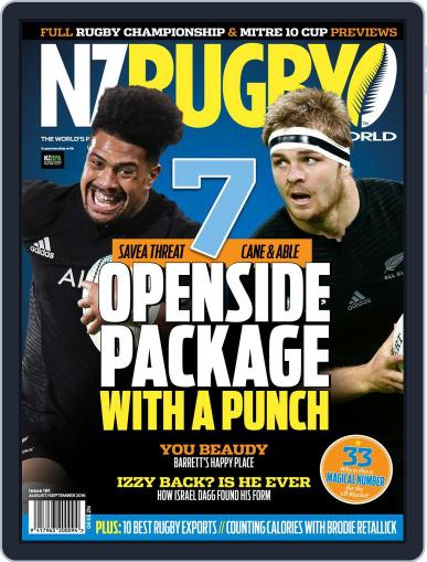 NZ Rugby World July 17th, 2016 Digital Back Issue Cover