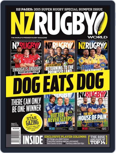 NZ Rugby World January 22nd, 2015 Digital Back Issue Cover