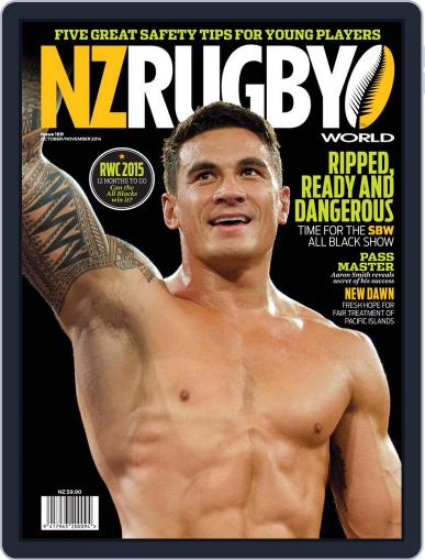 NZ Rugby World October 2nd, 2014 Digital Back Issue Cover