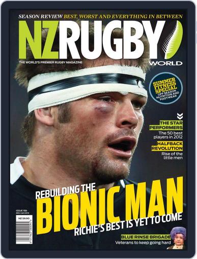 NZ Rugby World December 9th, 2012 Digital Back Issue Cover