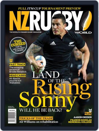 NZ Rugby World July 29th, 2012 Digital Back Issue Cover