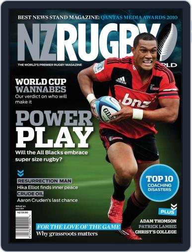 NZ Rugby World May 1st, 2011 Digital Back Issue Cover