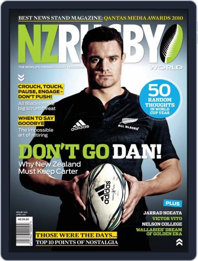 NZ Rugby World April 1st, 2011 Digital Back Issue Cover