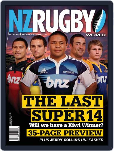 NZ Rugby World January 31st, 2010 Digital Back Issue Cover