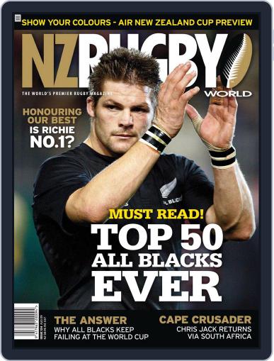 NZ Rugby World August 2nd, 2009 Digital Back Issue Cover