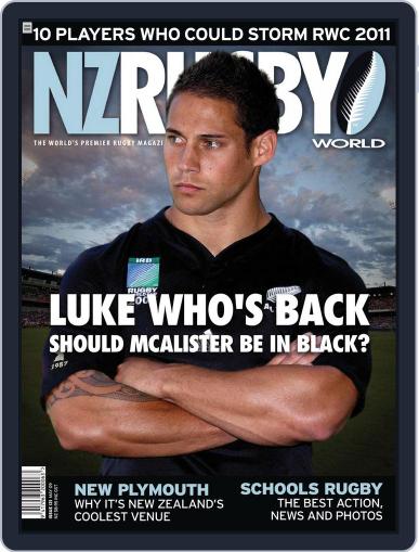 NZ Rugby World May 4th, 2009 Digital Back Issue Cover