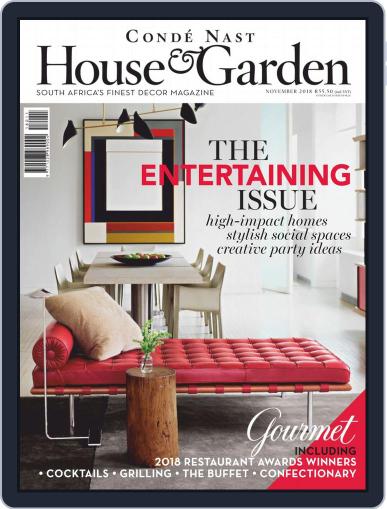 Condé Nast House & Garden November 1st, 2018 Digital Back Issue Cover