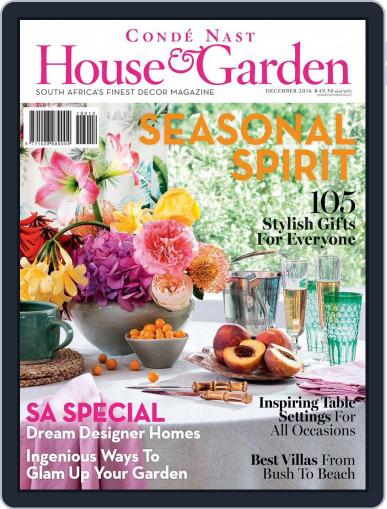 Condé Nast House & Garden December 1st, 2016 Digital Back Issue Cover