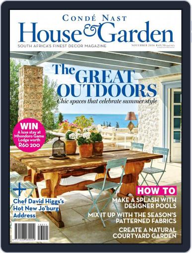 Condé Nast House & Garden November 1st, 2016 Digital Back Issue Cover