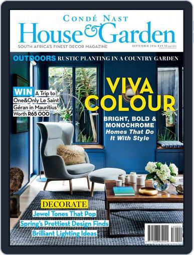 Condé Nast House & Garden September 1st, 2016 Digital Back Issue Cover