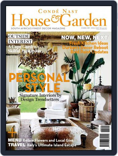 Condé Nast House & Garden January 27th, 2016 Digital Back Issue Cover